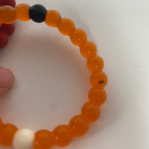 Lokai Bangle Bracelets Lot of 3 NAMI Save the Children Orange Mental Health - Picture 5 of 6